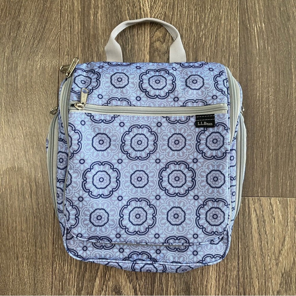 LL Bean travel toiletries make up bag